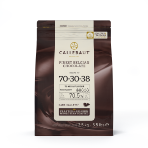 Горький шоколад 70,5% Callebaut 2,5кг
