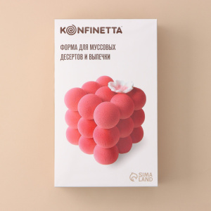 Силиконовая форма РАФАЭЛЬ KONFINETTA 6 ячеек (6,2х6,2см)