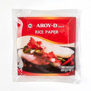 Рисовая бумага круглая 22см AROY 50 листов