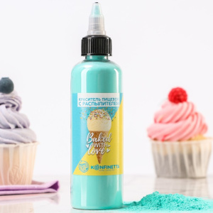 Краситель сухой с распылителем Baked with love МЯТНЫЙ 50 грамм