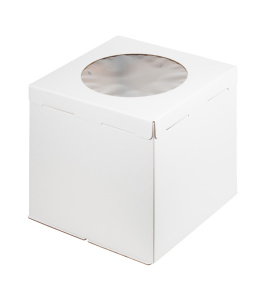 Коробка для торта 320х320х350 с окном