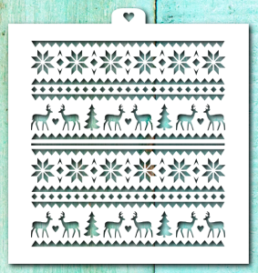 Трафарет "Узор норвежский"