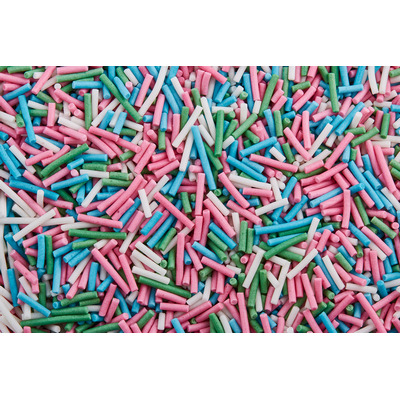 Посыпка микс Вермишель разноцветная МИКС №11 (розовая, голубая, зеленая, белая) 75 грамм Посыпка микс Вермишель разноцветная МИКС №11 (розовая, голубая, зеленая, белая) 75 грамм