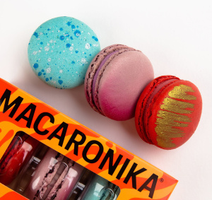 Набор пирожных Макарон Macaronika Гурме 3 штуки (по 16 грамм) 3 разных вкуса