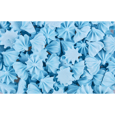 Сахарные фигурки МИНИ-БЕЗЕ (голубые) 50 грамм Сахарные фигурки МИНИ-БЕЗЕ (голубые) 50 грамм