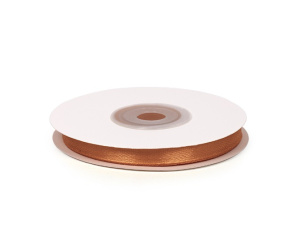 Лента атласная 0,6см теное золото (катушка 22,5м) 3128