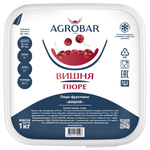 Пюре Агробар Вишня 1кг3