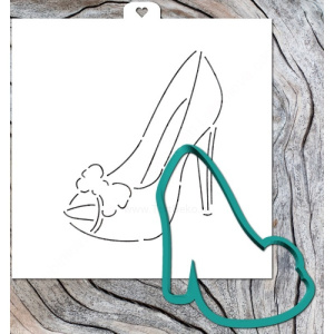 Форма с трафаретом "Туфли"