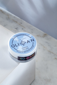 Сухой краситель-блеск GLICAN Темное серебро 10 грамм