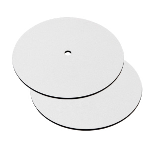 Подложка ЛМДФ деревянная D300мм (толщина 6мм) с отверстием 9,8мм