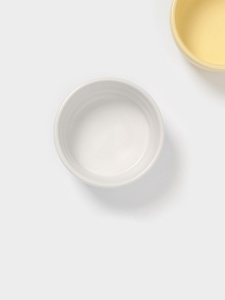 Набор чаш-салатников ЗЕФИР 250мл 2 штуки БЕЛЫЙ и ЖЕЛТЫЙ