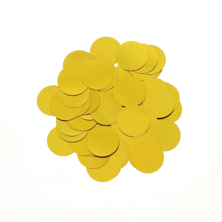 Конфетти фольгированные 1,5см (10 грамм) ЗОЛОТО Конфетти фольгированные 1,5см (10 грамм) ЗОЛОТО