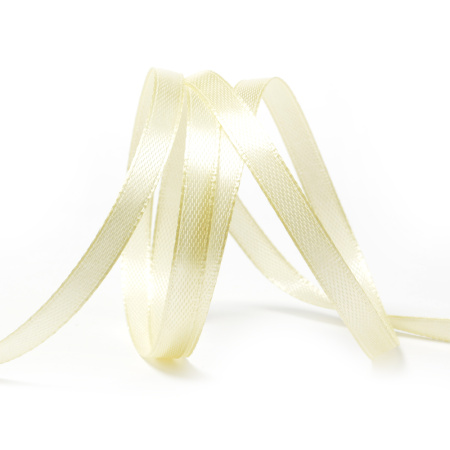 Лента атласная 0,6см бледно-песочный (катушка 27,4м) 3008