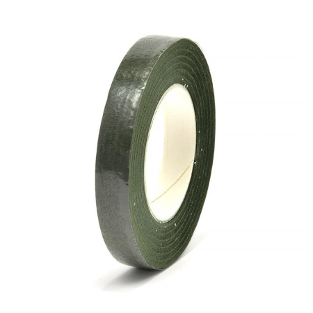 Тейп-лента цвет Темно-зеленый, ширина 10 мм, 27,43 м