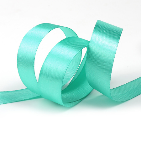 Лента атласная 2см мята (катушка 27,4м) 4323 Лента атласная 2см мята (катушка 27,4м) 4323