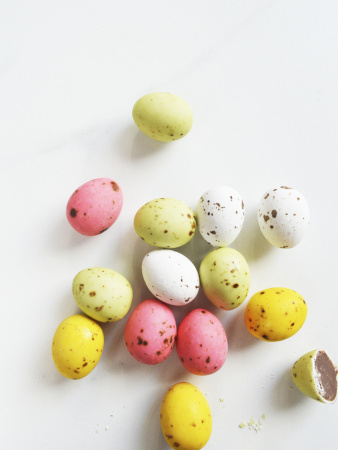 Украшение шоколадное ПЕРЕПЕЛИНОЕ ЯЙЦО микс 9 штук (75 грамм)