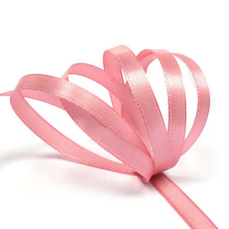 Лента атласная 0,6см розовая (катушка 27,4м) 4149 Лента атласная 0,6см розовая (катушка 27,4м) 4149