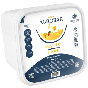 Пюре Агробар Манго 1кг