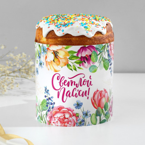 Ободок для кулича ЦВЕТОЧНАЯ СКАЗКА 41,6х10см