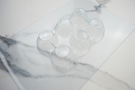 Пластиковая форма для шоколада "ПОДСТАВКА для яиц" 150х100х35мм