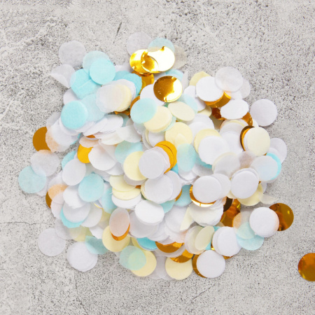 Конфетти фольгированные 1,5см (20 грамм) ОБЛАКА Конфетти фольгированные 1,5см (20 грамм) ОБЛАКА