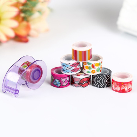 ЦВЕТНОЙ СКОТЧ с держателем (набор 8 штук) ЦВЕТНОЙ СКОТЧ с держателем (набор 8 штук)