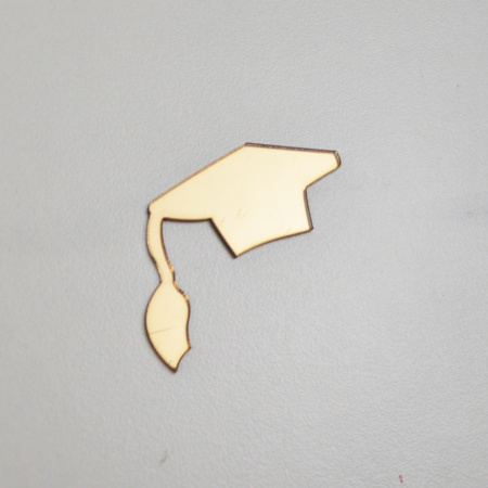 Топпер акриловый зеркальный МИНИ АКАДЕМ золото