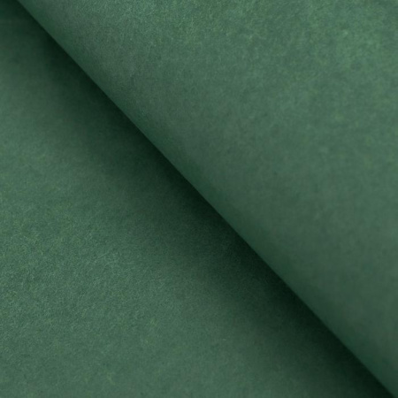 Бумага упаковочная (тишью) цвет ТЕМНО-ЗЕЛЕНЫЙ 50х70см 10штук