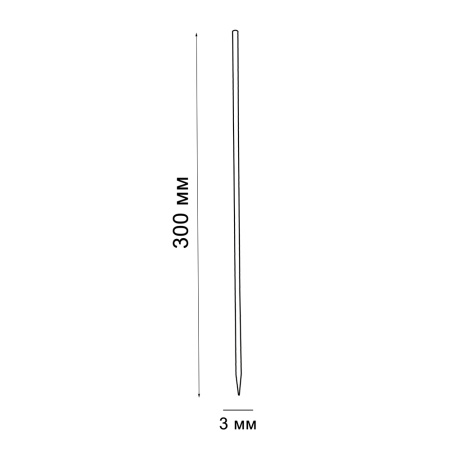 Шпажки (шампура) деревянные 30см 100шт