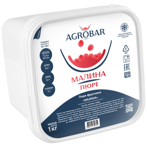 Пюре Агробар Малина 1кг