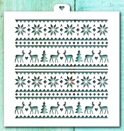 Трафарет "Узор норвежский"