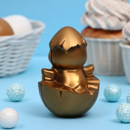 Фигурка из шоколадной глазури ЦЫПЛЕНОК 30 грамм