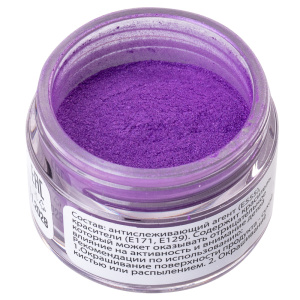 Сухие пищевые блестки ФИОЛЕТОВЫЕ FME224, 5 грамм