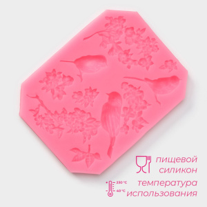 Силиконовый молд ПТИЦЫ