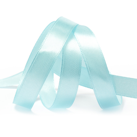 Лента атласная 12мм светло-бирюзовый (катушка 27,4м) 3152