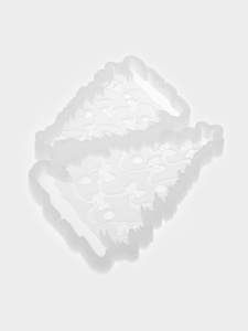 Силиконовый молд ЁЛКА С БАНТИКАМИ 12х10см