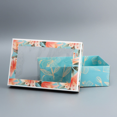 Коробка для десертов САМОЙ ПРЕКРАСНОЙ 20х30х9см