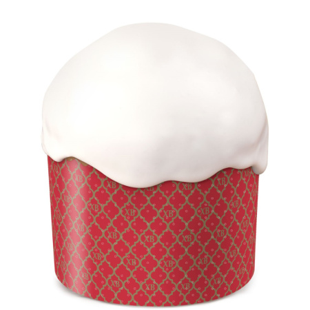 Форма "Кулич" D90мм Н90мм КРАСНАЯ ПАСХА 250 грамм (10 штук)