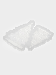 Силиконовый молд ЁЛКА С БАНТИКАМИ 12х10см